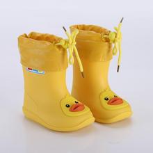 New kids shoes Rain Boots Winter Baby Boys Girls Snow Boots fashion Baby shoes Children's Rubber boots four Seasons Removable 2024 - buy cheap