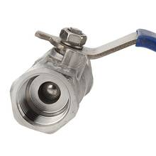 Free shipping Name:Size:1/2" Dn15 1-piece Valve 304 Ball Valve, Thread Valve  Stainless Steel Ball Valve 2024 - buy cheap