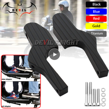 Scooter Foot Rests Passenger Foot Pegs Extensions Universal CNC Extended Footpegs for VESPA GT GTS GTV 60 125 200 250 300 300ie 2024 - buy cheap