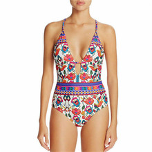 2019 Women Sexy Print Backless One-Piece Push Up Bikini Bandage Monokini Swimsuit Bathing Swimwear Beachwear 2024 - buy cheap