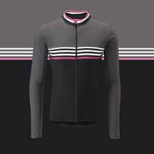 New 2018 stripe thermal fleece race fit Cycling Jersey winter Maillot Ciclismo long sleeve Bicycle clothes tops for 8-20 degree 2024 - buy cheap