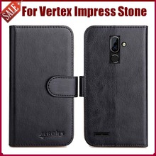 Hot Sale! Vertex Impress Stone Case New Arrival 6 Colors High Quality Flip Leather Protective Cover Case Phone Bag 2024 - buy cheap