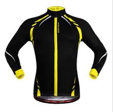 Мужские флисовые термокуртки для велоспорта, зимние велосипедные ветрозащитные Трикотажные изделия с длинным рукавом, светоотражающая одежда для велоспорта 2024 - купить недорого