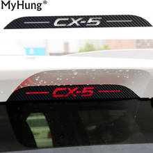 Car Styling Hollow Carbon Fiber Car Brake Light Stickers Case For Mazda Cx-5 CX 5 CX5 Additional Brake Light Sticker 1pc 2024 - buy cheap