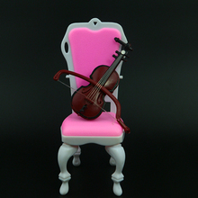 1 Pcs  New Fashion Doll accessories Musical Instruments for barbie doll  DIY Violin  for  BJD Doll 1 / 6 2024 - buy cheap