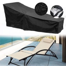 Water Resistant Sunlounger Cover Sun Lounge Chair Cover Patio Outdoor Day Chaise Cover Furniture Dust Protector 2024 - buy cheap