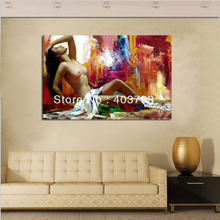 MODERN ABSTRACT HUGE WALL ART OIL PAINTING ON CANVAS  beautiful nude painting art  no frame  free shipping 2024 - buy cheap