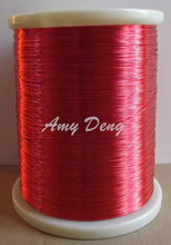 1000 meters/lot  0.25mm mm polyurethane enamel covered wire QA-1-155 red enamel covered wire 2024 - buy cheap