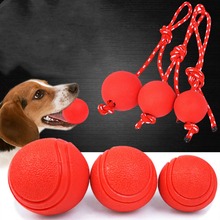 Dog Toys For Small Large Dogs Toy Rubber Molar Teeth Bite Train Solid Bite-resistant elastic Non-toxic Odorless Pet Ball Toy 2024 - buy cheap