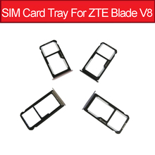 SIM Card Tray Socket Adapter For ZTE Blade V8 BV0800 Memory Card Reader Slot Holder Replacement Spare Parts Good Tested 2024 - buy cheap