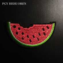 5pcs/lot Cartoon Watermelon Patches Diy Sewing Backpack Stickers Iron On Clothing Jeans Appliques Cute Fruits Appliqued Patch 2024 - buy cheap