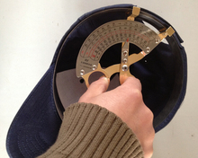 Herramienta de medición de tamaño de sombrero, tijera de bronce, 3 tamaños, 49CM-62CM ,42CM-52CM,55CM-68CM 2024 - compra barato