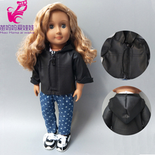 18 inch doll jacket pants set for 43cm born baby doll clothes for 38cm reborn baby doll coat kids gifts 2024 - buy cheap