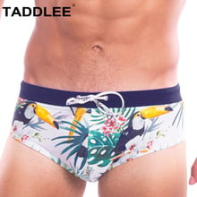 Taddlee-bañador Sexy de tiro bajo para hombre, ropa de baño para nadar, surf, Boxer, calzoncillos, Bikini suspensorio para gais, trajes de baño 2024 - compra barato