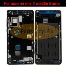 Carcasa de bisel frontal con marco de 5,99 pulgadas para xiaomi mi MIX 2 mi x2 mi ddle con botones laterales para xiaomi mi MIX 2 mi x2 2024 - compra barato