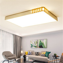 Estilo nórdico Quarto Luz de Teto Levou Luz Sala de estar Moderna Minimalista Personalidade Criativa Vestiário Luzes Casa de Madeira Sólida 2024 - compre barato