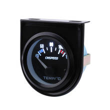 CNSPEED 52mm Car Water Temperatur Gauge Car Temp Meter black Face  Panel Auto water temperature Gauge Meter YC101261 2024 - buy cheap
