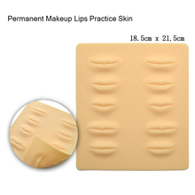 5 unids/lote calidad maquillaje permanente 3D piel para practicar con labios tatuaje de silicona falso piel para principiantes 2024 - compra barato