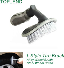 Free Shipping,1pc,Universal TPR Handle Tire Cleaning Brush,Wheel Brush/Washing,Blue+Black Brushing,High Quality,For Car,Scooter 2024 - buy cheap