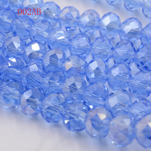 AB Color 4MM 140 piece/lot Spacer Cut Faceted Crystal Beads Charm Glass Stand Beads strings for DIY Jewelry Making 2024 - buy cheap