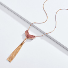 Zwpon-colar feminino com pingente de borla, 2024 - compre barato