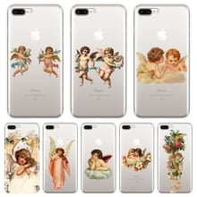 Soft Silicone Phone Case For Apple iPhone 6 S 6S 7 8 X XR XS Max Boy Girl Angel Baby Back Cover For iPhone 6 S 6S 7 8 Plus Case 2024 - buy cheap