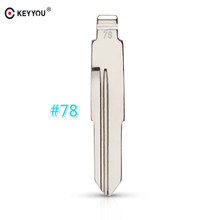 Keyyou lâmina de chave remota kd, em branco, de metal, sem corte, para incubatório fengyun2 original no. Lâmina de 78 polegadas 2024 - compre barato