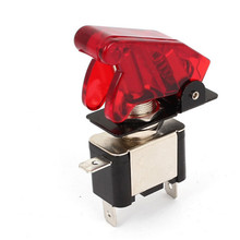 12V Metal Tip Toggle Switch Racing Car Switch Boat SPST RED LED Light ON/OFF Switch 2024 - buy cheap