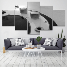 Home Decor Canvas Living Room HD Printed Modern 5 Panel Guitar Music Poster Pictures Painting Wall Art Modular Frame Artwork 2024 - buy cheap