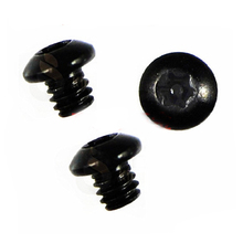 M6x10mm-20mm Carbon steel pan head hexagonal column screw round head six star plum needle anti-theft machine screw black 2024 - buy cheap