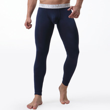 Thermal underwear pants Men's thin elastic pants modal leggings stretch breathable 2024 - buy cheap