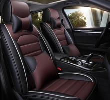 Tampas de assento de carro de couro de luxo universal tampas de assento automotivo acessórios interiores-estilo do carro para todos bmw gt m series x1 x5 2024 - compre barato
