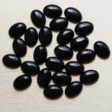 Natural Black Obsidian Stone Oval CAB CABOCHON Teardrop Beads For DIY Jewelry Clothes Accessories 18mm*25mm Wholesale 10Pcs/Lot 2024 - buy cheap