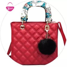 2019 new high quality fashion female bag PU female bag rhombohedral lattice casual evening wear single shoulder hand satchel 2024 - buy cheap