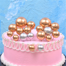 Bandeiras para bolo de feliz aniversário 5p, decoração de bolo com glitter, dourado e prateado, suprimentos para decoração de bolo, festa de aniversário, casamento 2024 - compre barato