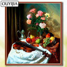 5D DIY Diamond Painting OUYIJIA Flowers Fruits Still Life Full Square Rhinestones Picture Mosaic Diamond Embroidery Cross Stitch 2024 - buy cheap