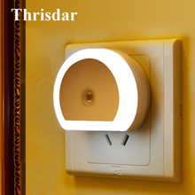 Thrisdar LED Night Light With Dual USB Port 5V 1A Dusk to Dawn Sensor USB Plug Wall Charger Lamp Bedroom Baby Sleeping light 2024 - buy cheap