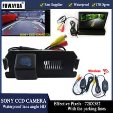 Cámara de visión trasera de coche de estacionamiento de estilo FUWAYDA 4,3 "Monitor de espejo de coche para Hyundai Genesis I30 ROHENS COUPE desde Tiburon Kia Soul 2024 - compra barato