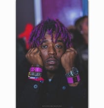 Hot Lil Uzi Vert American Hip Hop Rap Music-Silk Art Poster Wall Sicker Decoration Gift 2024 - buy cheap