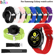 Pulseira de relógio de silicone para samsung gear s2, correia de substituição de relógio inteligente com pulseira de silicone para relógio galaxy active 42mm e samsung gear 2024 - compre barato