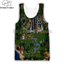 PLstar Cosmos Male Female Fashion tank top Heroes of Might & Magic 3D Print Game map gym vest streetwear Casual sleeveless tops 2024 - buy cheap