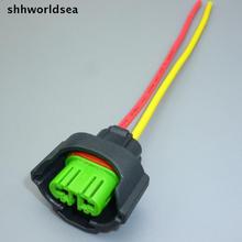 shhworldsea H9 H11 2 pin socket excellent heat corrosion resistance H9 bulb holder easy DIY installation H9 connector plug 2024 - buy cheap