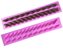 Herramientas de moldes para pasteles de silicona en forma de espiral larga, para decoración de pasteles, E027 2024 - compra barato