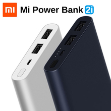Внешний аккумулятор Xiaomi Mi Power Bank 2i с 2 USB-портами, 10000 мАч 2024 - купить недорого