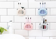 1PC 3 Holes Wall Mount Toothbrush Holder Suction Cup Hook Brush Teeth Holder Tooth Brush Stand Dust Cover Kids Bathroom OK 0868 2024 - buy cheap