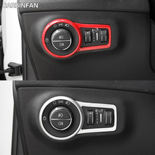 Accessories Car Styling Interior Headlight Lamp Switch Button Decoration Cover Trim Stickers For Jeep Compass 2017 Up 2024 - buy cheap