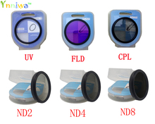 Filtro de densidad neutra 6 en 1 para lente canon, nikon, DSLR, 49 52 55 58 62 67 72 77mm UV FLD CPL Digital + ND2 ND4 ND8 2024 - compra barato