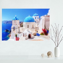 Nice Greece Custom Canvas Poster Art Home Decoration Cloth Fabric Wall Poster Print Silk Fabric 2024 - buy cheap