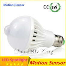 LED Bulb PIR Motion Sensor Bulb 7W 9W 12W Induction Bulb Cold / Warm White Auto Smart LED Lighting E27 Infrared Body Sensor Lamp 2024 - buy cheap