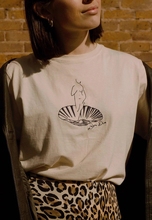 Camiseta de concha con eslogan gráfico, ropa informal grunge, tumblr, vintage, algodón, arte, estética, Top de moda, Verano 2024 - compra barato